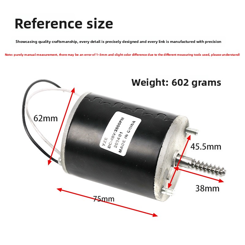 محرك عالي السرعة 48 فولت عام ا - مراجعة Crane Claw Motor وسعره