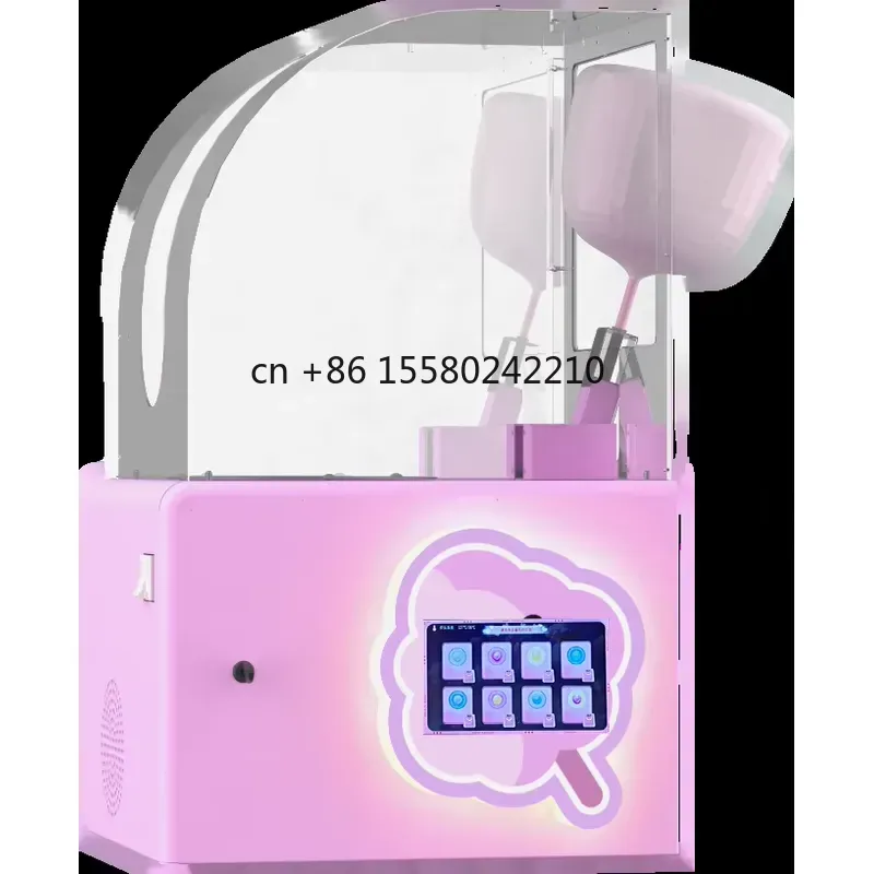 ماكينة حلوى القطن الصغيرة شبه  - مراجعة Commercial Vending Machine وسعره