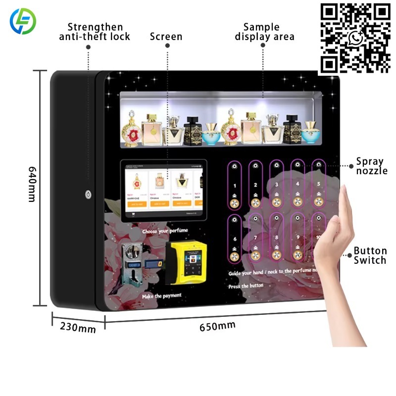 آلة بيع العطور الذكية المثبتة  - مراجعة Commercial Vending Machine وسعره