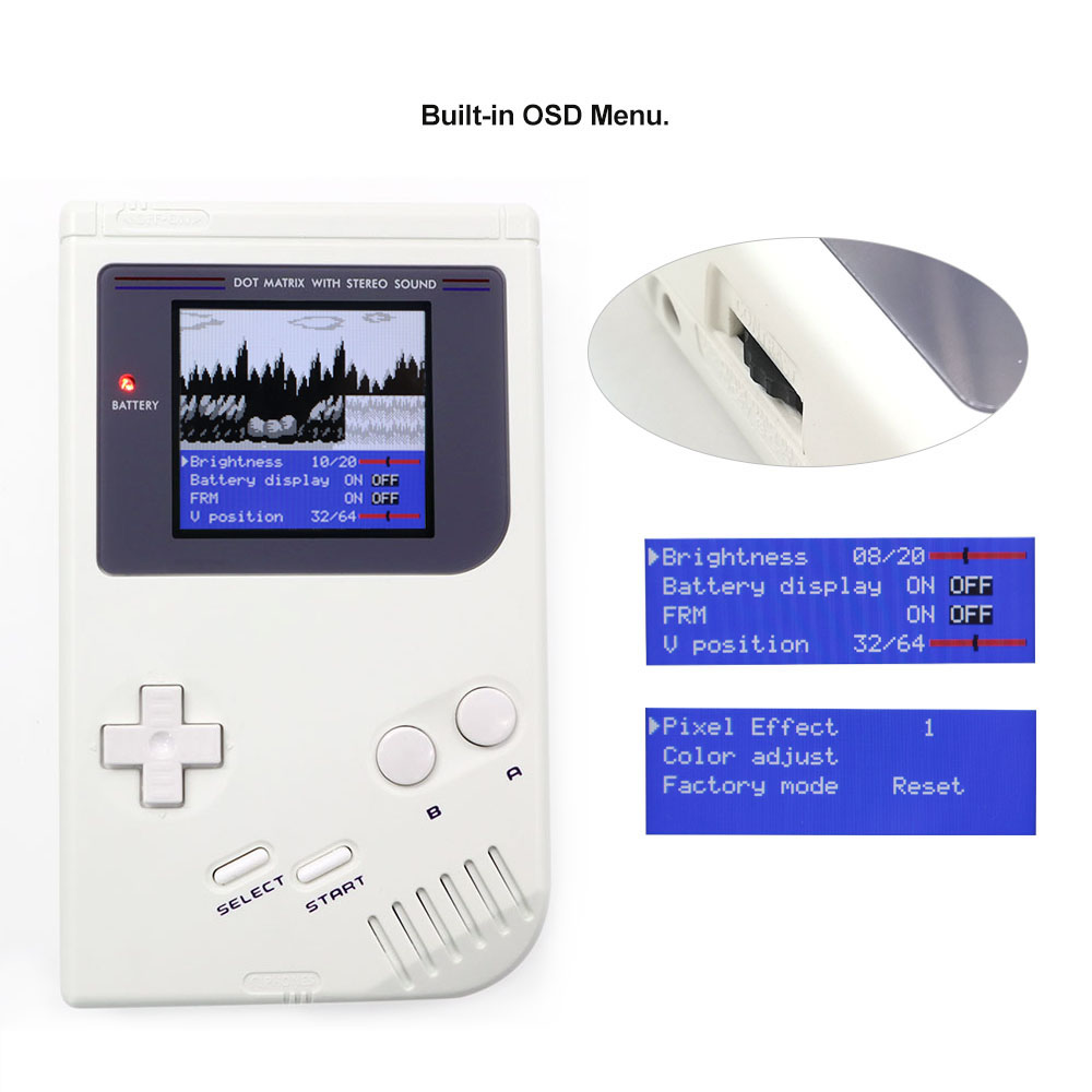 شاشة HISPEEDIDO GB DMG IPS Kti - مراجعة Lcd Screen Arcade وسعره